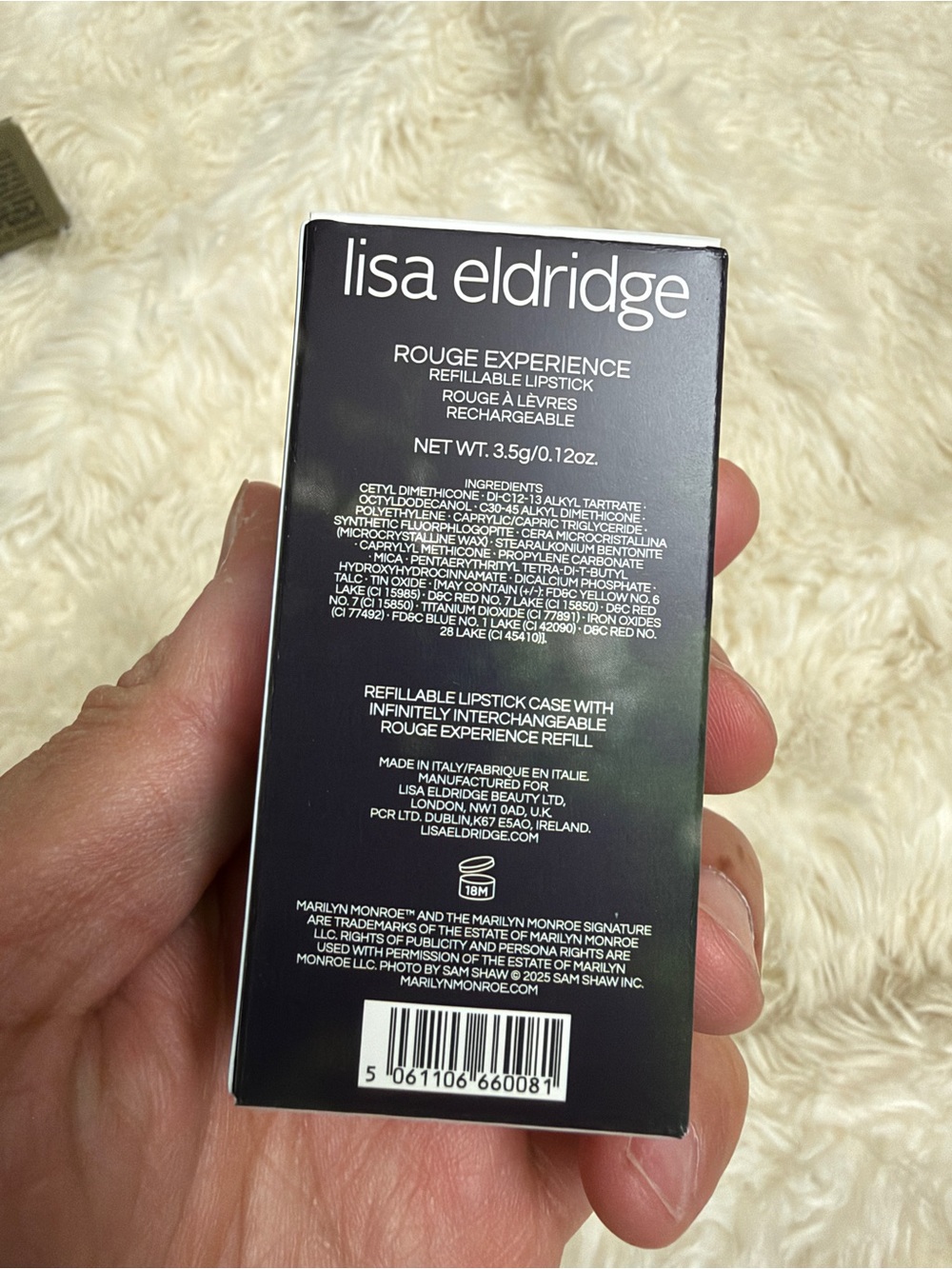 LISA ELDRIDGE ROUGE EXPERIENCE REFILLABLE LIPSTICK 629 NORMA JEANE - Picture 5 of 6